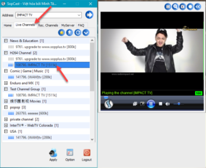 Phần mềm xem bóng đá trực tuyến SopCast
