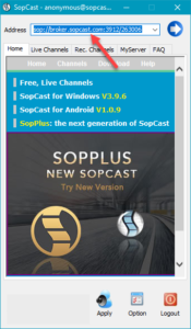 Lấy link SopCast